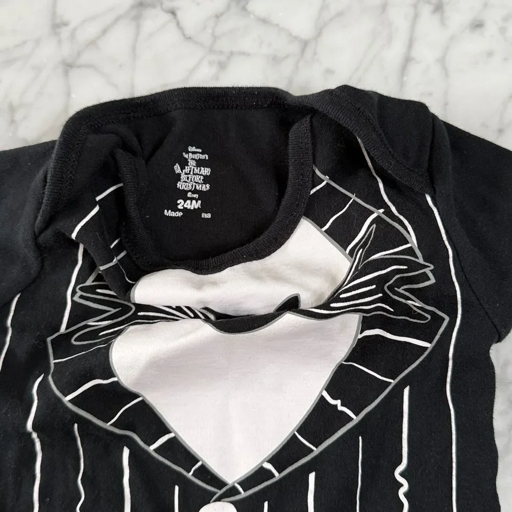 Disney Baby Jack Skellington onesie Sz 24Mo